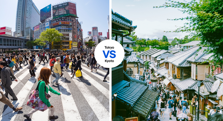 Tokyo Vs Kyoto (original images uploaded to Canto separately with credits and proper metadata)